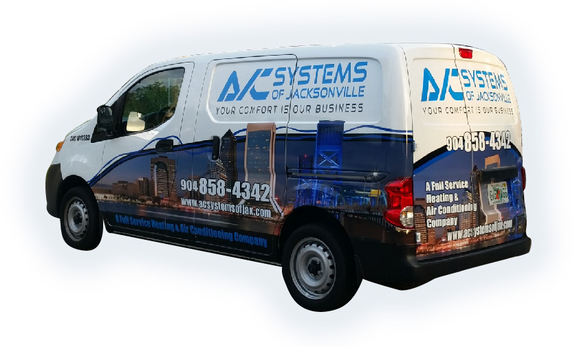 A/C Systems Jacksonville, Air Conditioning Repair and Service Truck